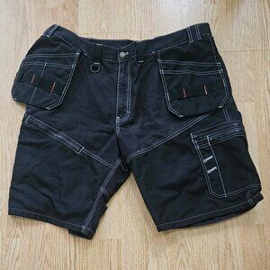 Men's Blaklader Workwear Big & Tall Work Shorts - Black - 42 - LIKE NEW